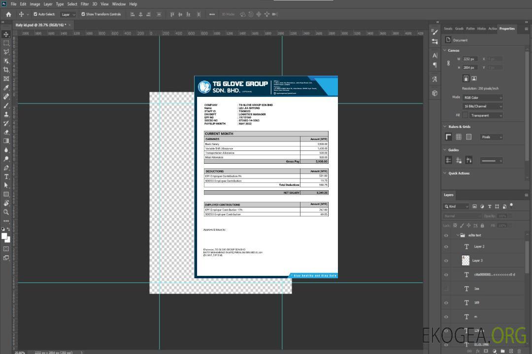 TG Glove Group fabrique un modèle de fiche de paie aux formats Word et PDF.pdf, 1 template TG Glove Group fabrique un modèle de fiche de paie aux formats Word et PDF.pdf, 1 template
